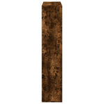 Bookcase Smoked Oak100x33x156.5 cm Engineered Wood 3309370