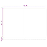 Manual Awning Frame with LEDs Sand 4.5 x 3 m 3426244