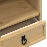 CD Cabinet Corona 40x30x110 cm Solid Wood Pine 4005683
