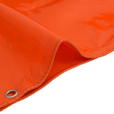 Tarpaulin 650g / m Orange 3.5 x 5 m Canvas with PVC Coating 42017791