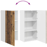 Wall Cabinet PORTO Old Wood 50 x 31 x 100 cm Engineered Wood 885483