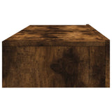 TV Cabinets with LED Lights 2 pcs Smoked Oak 60x35x15.5 cm 842897