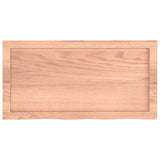 ZNTS Wall Shelf Light Brown 80x40x cm Treated Solid Wood Oak 363667