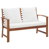 4 Piece Garden Lounge Set with Cushions Solid Wood Acacia 318338