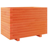 Garden Planter Wax Brown 70x40x49.5 cm Solid Wood Pine 3282551