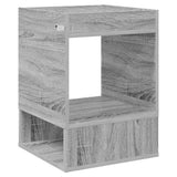 End Table Grey Sonoma 40 x 40 x 56 cm Engineered Wood 890954