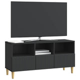 TV Cabinet with Drawer Black 102 x 34.5 x 50 cm Engineered Wood 894676