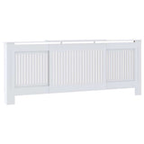 Engineered Wood Radiator Cover White 205 cm 325547
