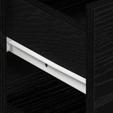 Sideboard Black Oak 120 x 36 x 69 cm Engineered Wood 3333865