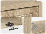 Shoe Cabinet EDE 78 x 24 x 103 cm Engineered Wood Sonoma Oak 895997