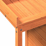 Potting Table with Shelves Brown 82.5x50x109.5 cm Solid Wood Pine 844636