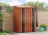 Garden Sheds Brown 103 x 74 x 200 cm Metal 42011294