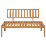 Garden Pallet Middle Sofa Solid Wood Acacia 365845