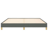 Bed Frame without Mattress Dark Grey 193x203 cm King Fabric 346863
