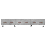 TV Cabinet Concrete Grey 150x36x30 cm Engineered Wood 829128