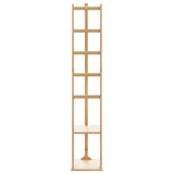 Coat Stand with Hooks and Shelves 38.5x30x156 cm Bamboo 4008918
