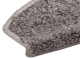 Self-adhesive Stair Mats 15 pcs Grey 80 x 24.5 x 3.5 cm 42038651