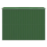 Garden Shed Green 192x274x223 cm Galvanised Steel 3147428