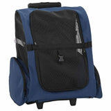Pet Trolley 3-in-1 Design Blue 48x32x cm Oxford Fabric 42007371