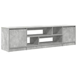 TV Cabinet Concrete Grey 188.5x41x50 cm Engineered Wood 3328420