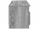 Electric Fireplace Grey Sonoma 98 x 28.5 x 40.5 cm 8021196