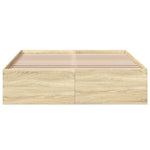 Bed Frame without Mattress Sonoma Oak 120x190 cm Small Double 3281044