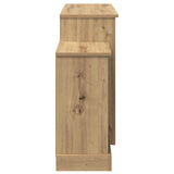 Electric Fireplace Artisan Oak 140 x 30 x 67 cm Engineered wood 8021150
