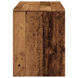 Dressing Stool Old Wood 70x35x45 cm Engineered Wood 857041