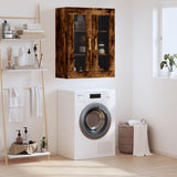 Wall Mounted Cabinet Smoked Oak 69.5x34x90 cm 828473
