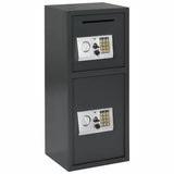 Digital Safe with Lock Dark grey 35 x 31 x 80 cm Steel 42011318