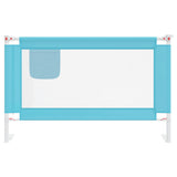 Toddler Safety Bed Rail Blue 120x25 cm Fabric 10209