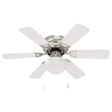 Ceiling Fan with Light 82 cm White 42035660