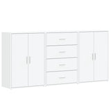 Sideboards 3 pcs White 60x31x84 cm Engineered Wood 3276574
