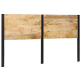 Headboard 180 cm Solid Wood Mango and Iron 4017555