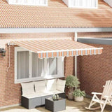 Retractable Awning Multicolour 350 x 200 cm Fabric 3329701