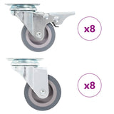 16 pcs Swivel Casters 50 mm 277913