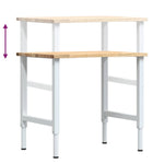 Workbench 80x60x cm Solid Wood Oak 3309716