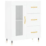 Highboard White 69.5x34x180 cm Engineered Wood 3198577