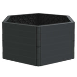 Garden Planters 2 pcs Anthracite PP 3189184