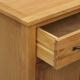 Shoe Cabinet 76x37x105 cm Solid Oak Wood 247460