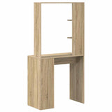 Desk with Shelf Sonoma Oak 78.5 x 37 x 154.5 cm Engineered Wood 869340