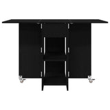 Dinning Table 115 x 70 x 75 cm Engineered Wood Black Oak 8006030