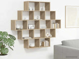 Wall Shelf Sonoma Oak 120 x 20 x 136 cm Engineered Wood 8012158