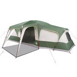 ZNTS Family Tent with Porch Dome 9-Person Green Waterproof 4009584