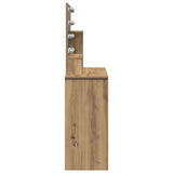 Dressing Table with LED Artisan Oak 86,5x35x136 cm 857024