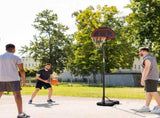 Basketball Hoop Stand Portable Adjustable Height 2.1-2.6m w/ Wheels, Sturdy Rim Stable Base, Black T3398P349112