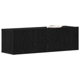 TV Cabinet 100 x 30 x 30 cm Black Oak Engineered Wood 862487