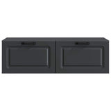 Wall-Mounted TV Cabinet Black 98 x 41 x 30 cm Engineered Wood 899376