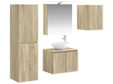 Bathroom Cabinet Set 5 pcs Sonoma Oak 50 x 14.5 x 70 cm 3407289