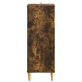 Sideboard Smoked Oak 33 x 34.5 x 90 cm Engineered Wood 895060